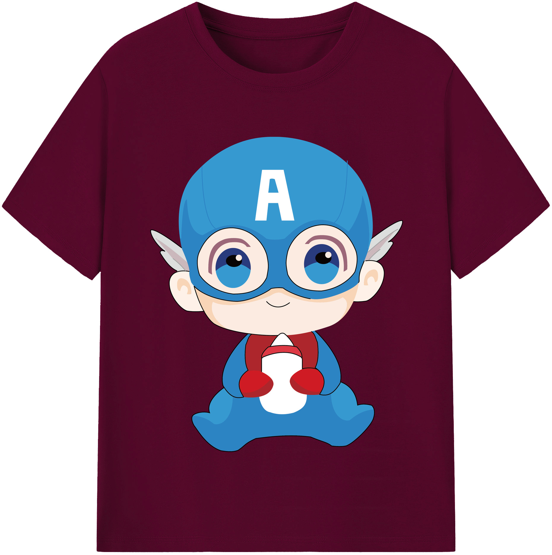 （画像用） アベンジャーズ The Avengers レディースカジュアルプリントTシャツ（綿100％）